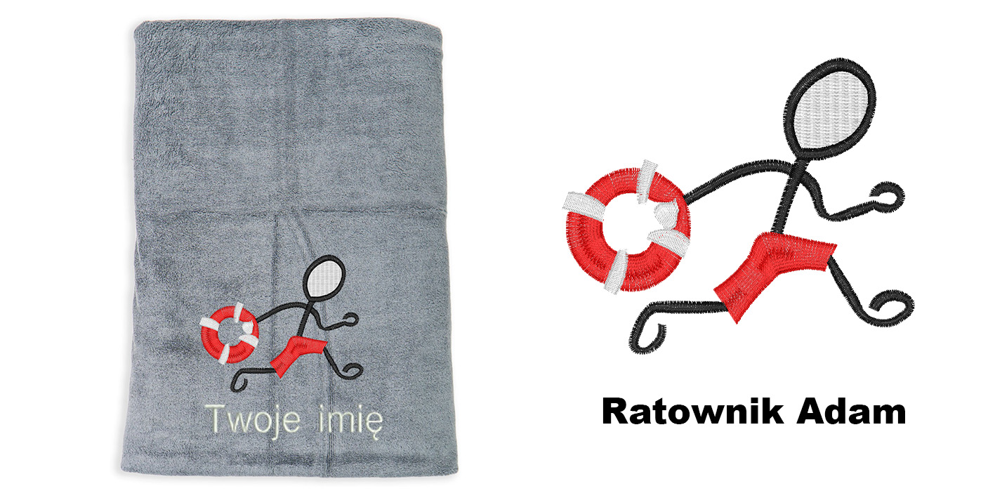 ręcznik szybkoschnący z mikrofibry dla ratownika